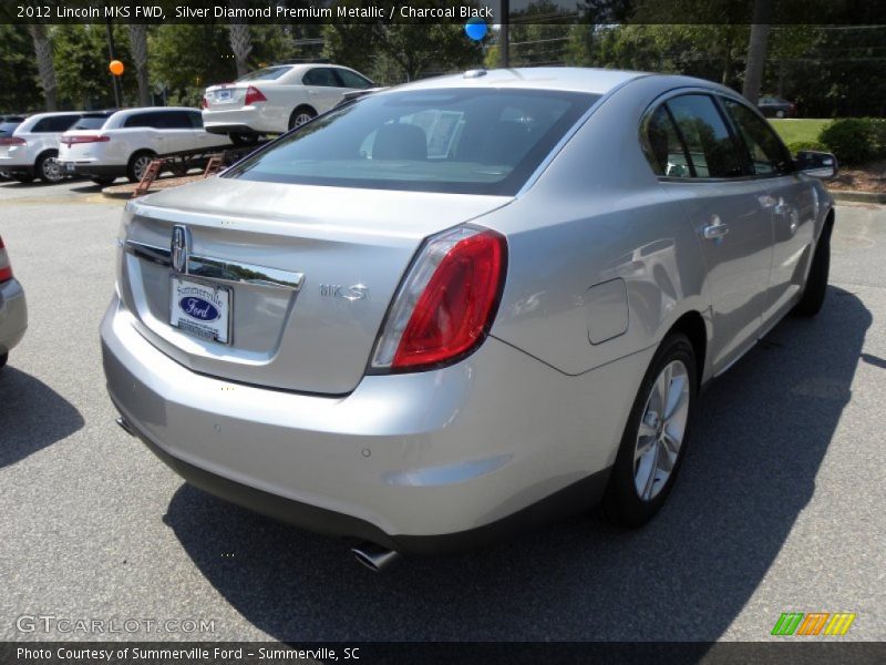 Silver Diamond Premium Metallic / Charcoal Black 2012 Lincoln MKS FWD