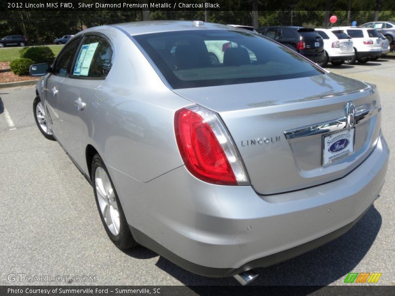 Silver Diamond Premium Metallic / Charcoal Black 2012 Lincoln MKS FWD