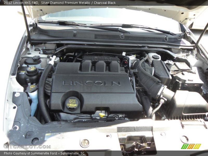 Silver Diamond Premium Metallic / Charcoal Black 2012 Lincoln MKS FWD