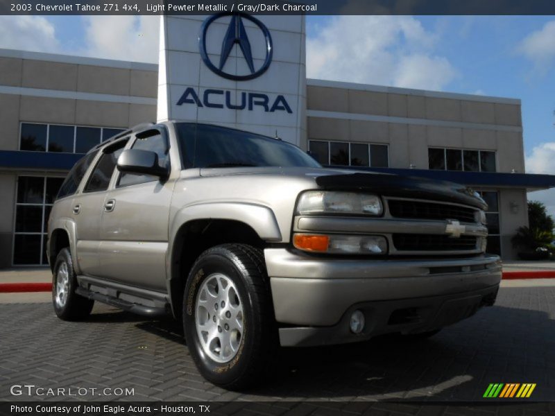Light Pewter Metallic / Gray/Dark Charcoal 2003 Chevrolet Tahoe Z71 4x4