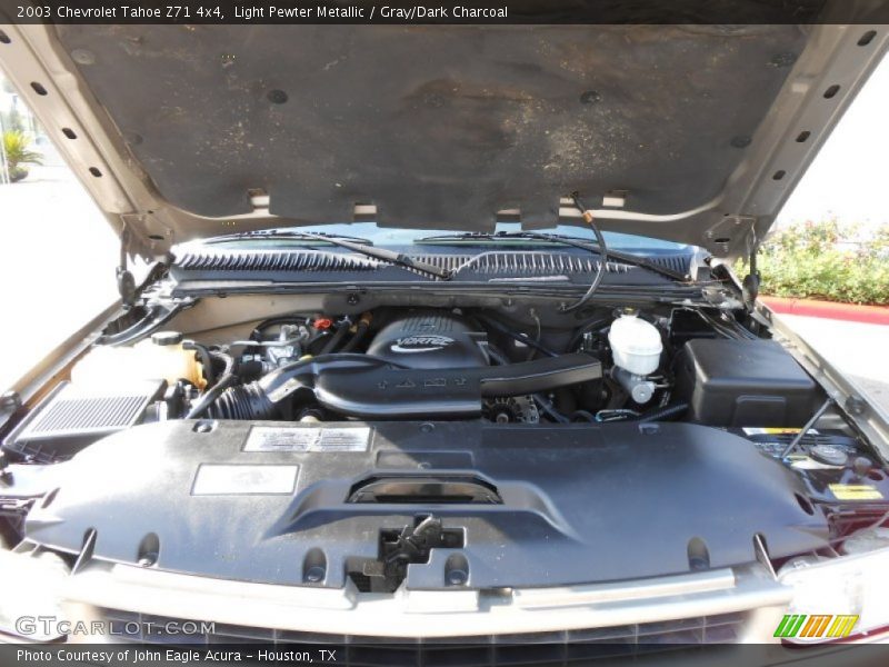Light Pewter Metallic / Gray/Dark Charcoal 2003 Chevrolet Tahoe Z71 4x4