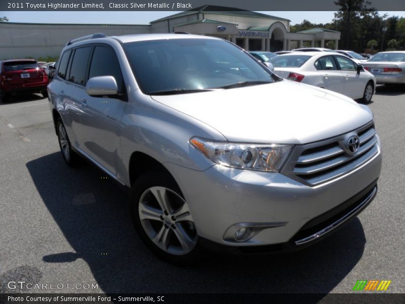 Classic Silver Metallic / Black 2011 Toyota Highlander Limited