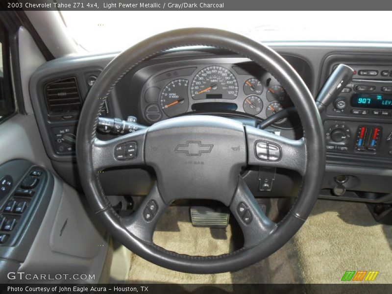 Light Pewter Metallic / Gray/Dark Charcoal 2003 Chevrolet Tahoe Z71 4x4
