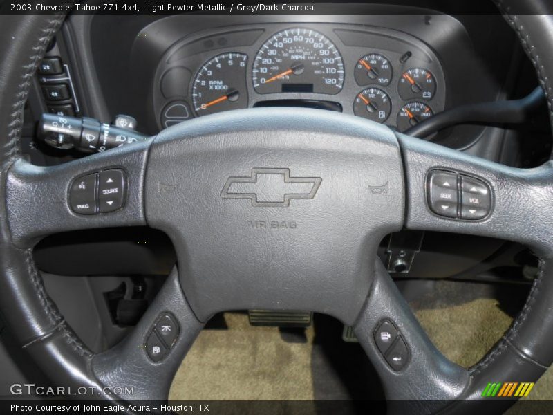 Light Pewter Metallic / Gray/Dark Charcoal 2003 Chevrolet Tahoe Z71 4x4