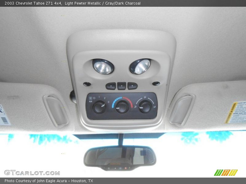 Light Pewter Metallic / Gray/Dark Charcoal 2003 Chevrolet Tahoe Z71 4x4