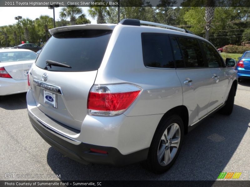 Classic Silver Metallic / Black 2011 Toyota Highlander Limited