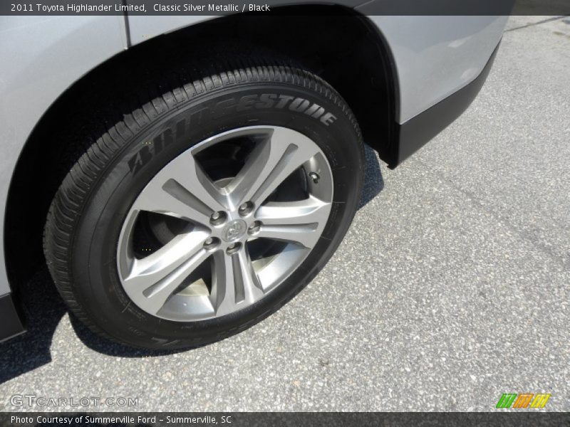 Classic Silver Metallic / Black 2011 Toyota Highlander Limited
