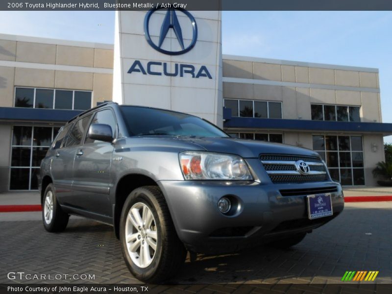 Bluestone Metallic / Ash Gray 2006 Toyota Highlander Hybrid