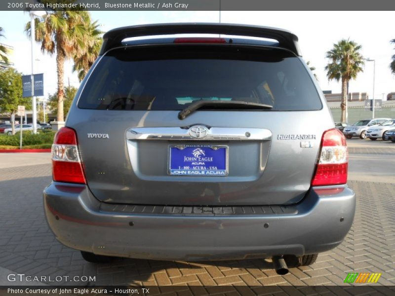 Bluestone Metallic / Ash Gray 2006 Toyota Highlander Hybrid