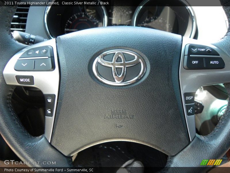 Classic Silver Metallic / Black 2011 Toyota Highlander Limited