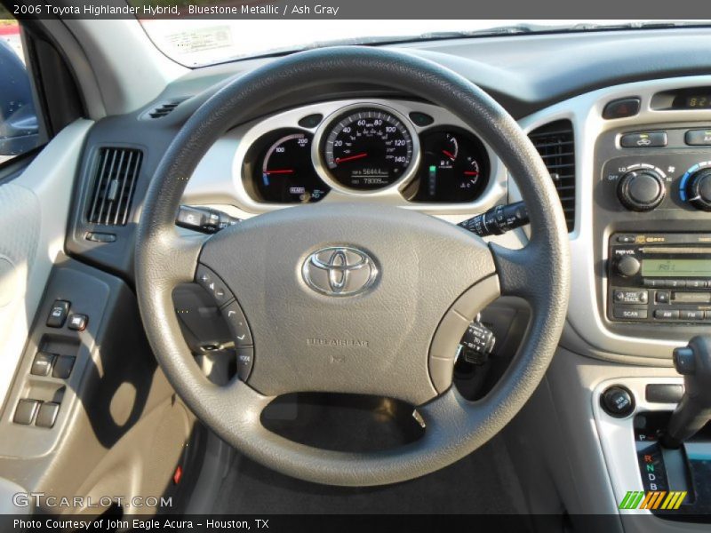 Bluestone Metallic / Ash Gray 2006 Toyota Highlander Hybrid