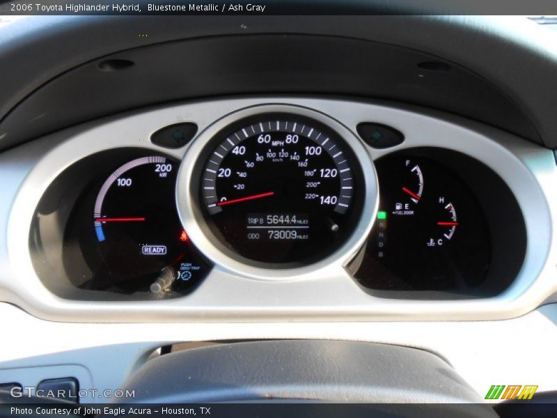 Bluestone Metallic / Ash Gray 2006 Toyota Highlander Hybrid