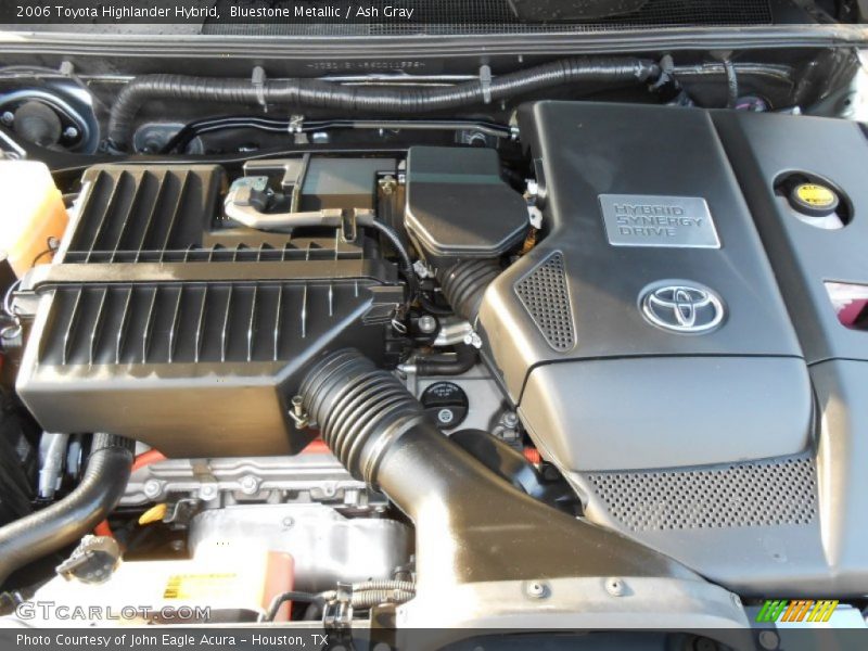 Bluestone Metallic / Ash Gray 2006 Toyota Highlander Hybrid