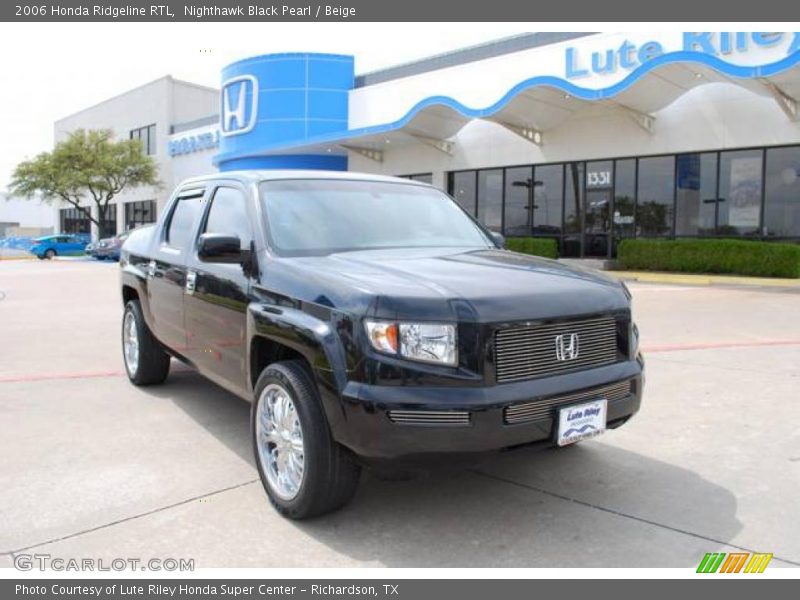 Nighthawk Black Pearl / Beige 2006 Honda Ridgeline RTL