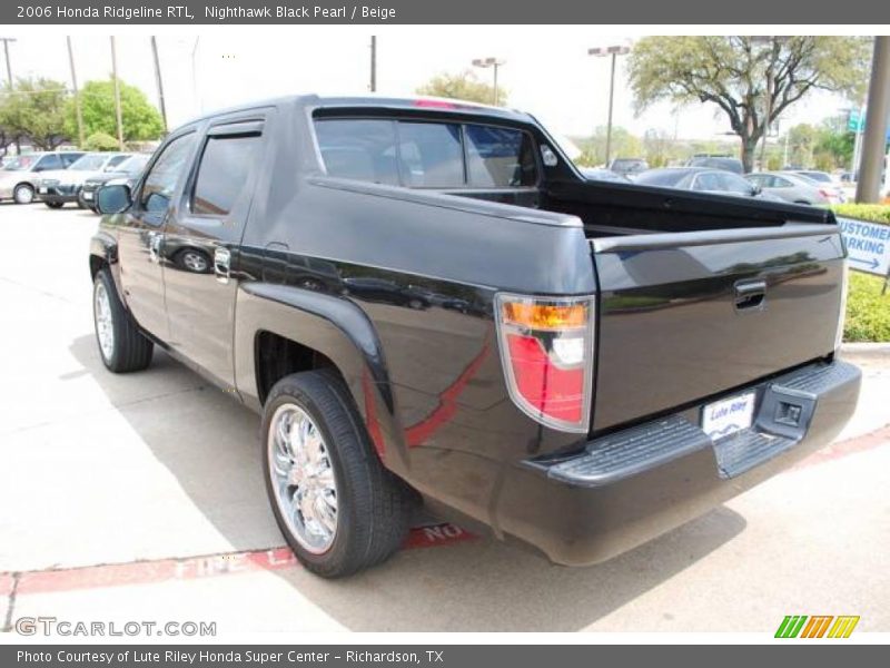 Nighthawk Black Pearl / Beige 2006 Honda Ridgeline RTL