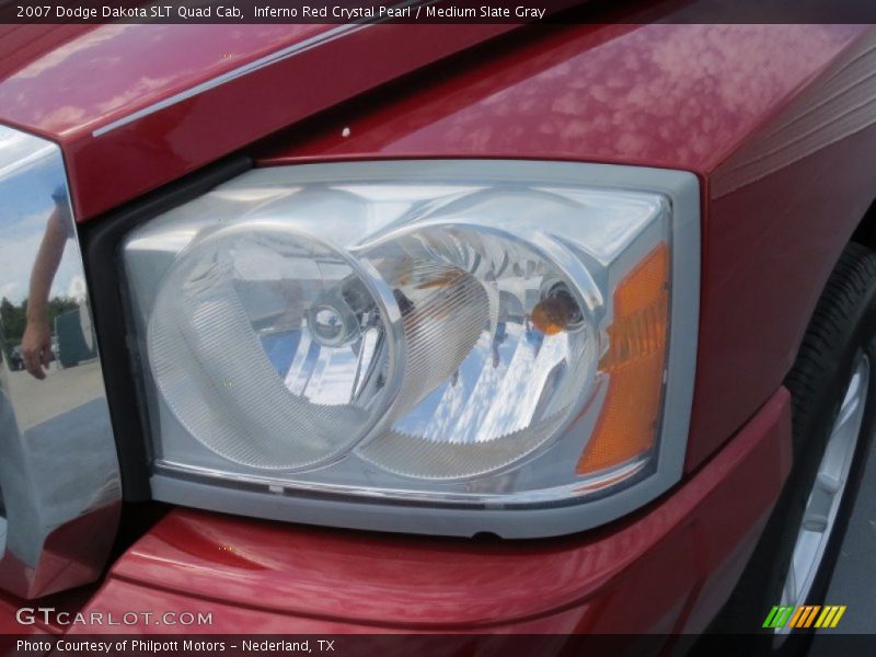 Inferno Red Crystal Pearl / Medium Slate Gray 2007 Dodge Dakota SLT Quad Cab