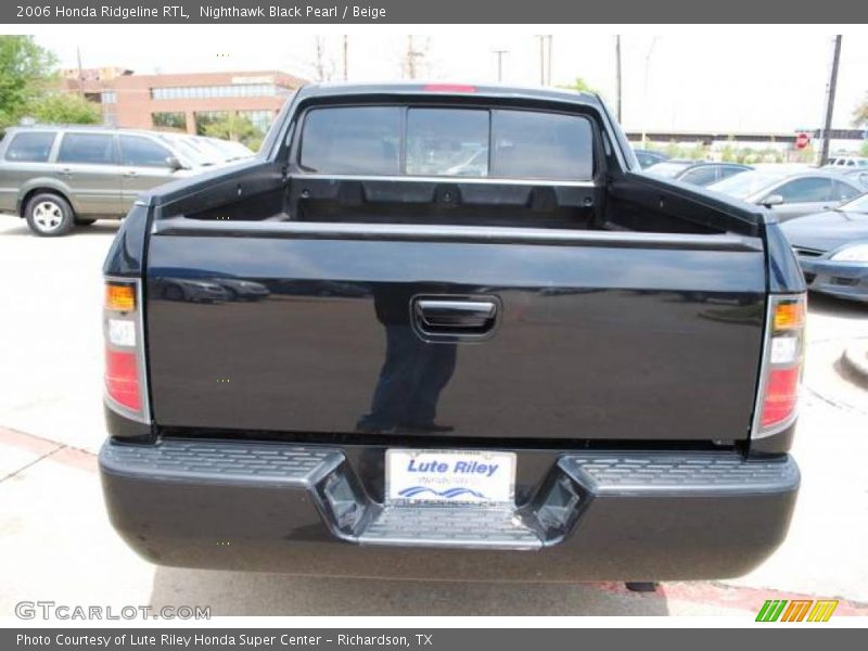 Nighthawk Black Pearl / Beige 2006 Honda Ridgeline RTL