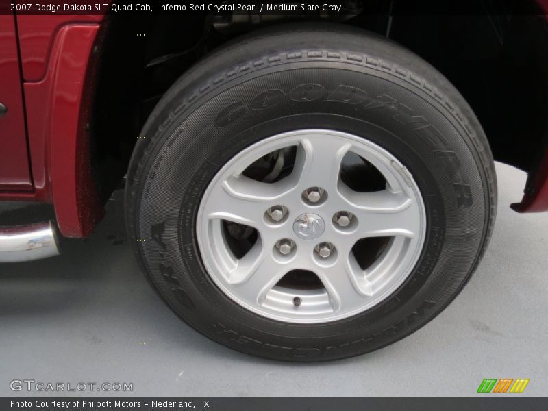 Inferno Red Crystal Pearl / Medium Slate Gray 2007 Dodge Dakota SLT Quad Cab