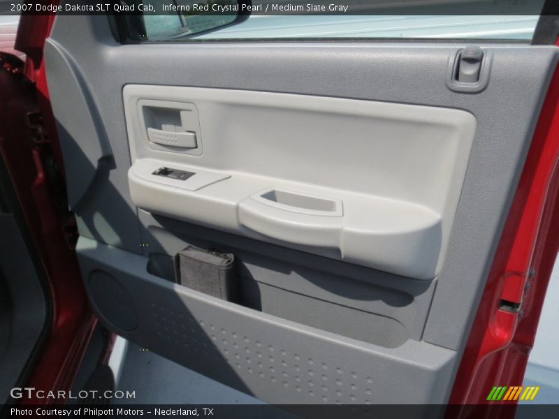 Inferno Red Crystal Pearl / Medium Slate Gray 2007 Dodge Dakota SLT Quad Cab