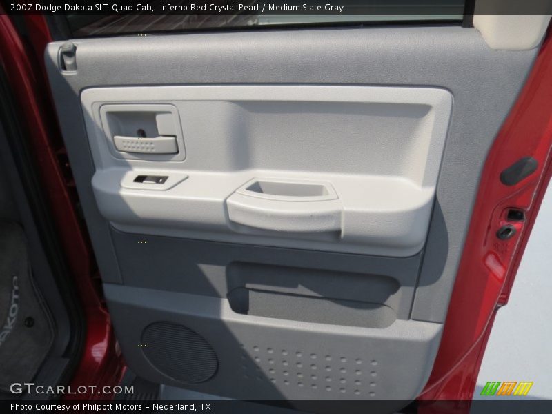 Inferno Red Crystal Pearl / Medium Slate Gray 2007 Dodge Dakota SLT Quad Cab
