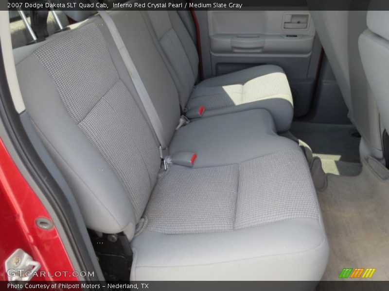 Inferno Red Crystal Pearl / Medium Slate Gray 2007 Dodge Dakota SLT Quad Cab