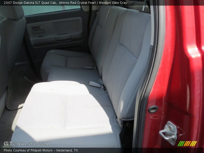 Inferno Red Crystal Pearl / Medium Slate Gray 2007 Dodge Dakota SLT Quad Cab