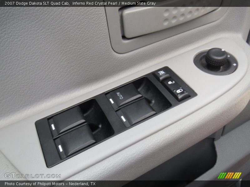 Inferno Red Crystal Pearl / Medium Slate Gray 2007 Dodge Dakota SLT Quad Cab