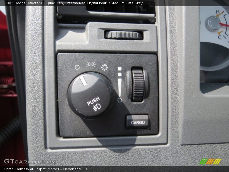 Inferno Red Crystal Pearl / Medium Slate Gray 2007 Dodge Dakota SLT Quad Cab