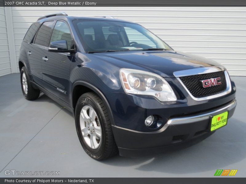 Deep Blue Metallic / Ebony 2007 GMC Acadia SLT