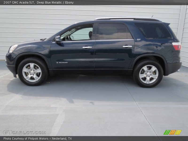 Deep Blue Metallic / Ebony 2007 GMC Acadia SLT