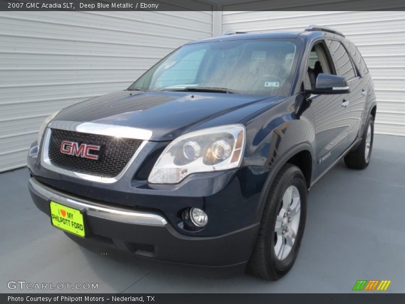 Deep Blue Metallic / Ebony 2007 GMC Acadia SLT