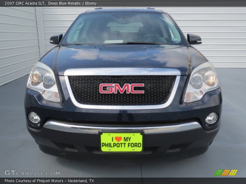 Deep Blue Metallic / Ebony 2007 GMC Acadia SLT