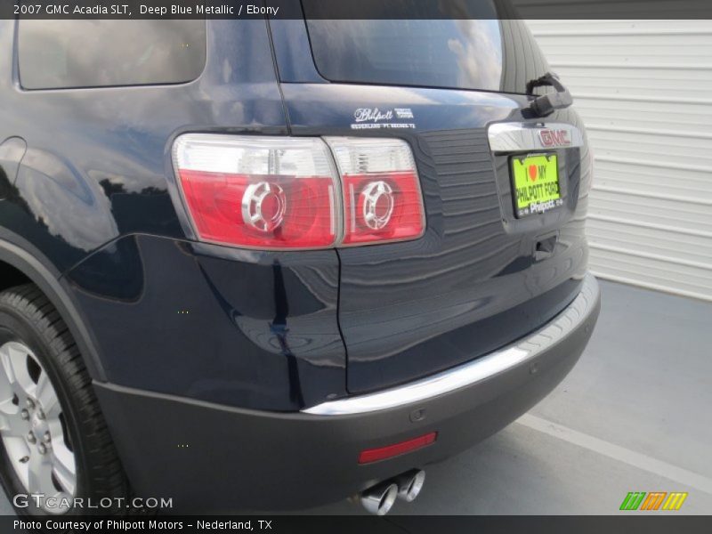 Deep Blue Metallic / Ebony 2007 GMC Acadia SLT