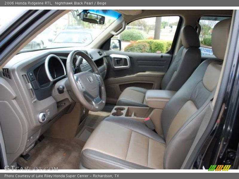 Nighthawk Black Pearl / Beige 2006 Honda Ridgeline RTL
