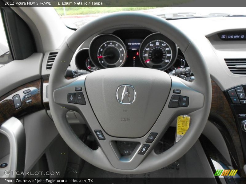 Palladium Metallic / Taupe 2012 Acura MDX SH-AWD