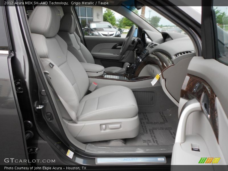 Grigio Metallic / Taupe 2012 Acura MDX SH-AWD Technology