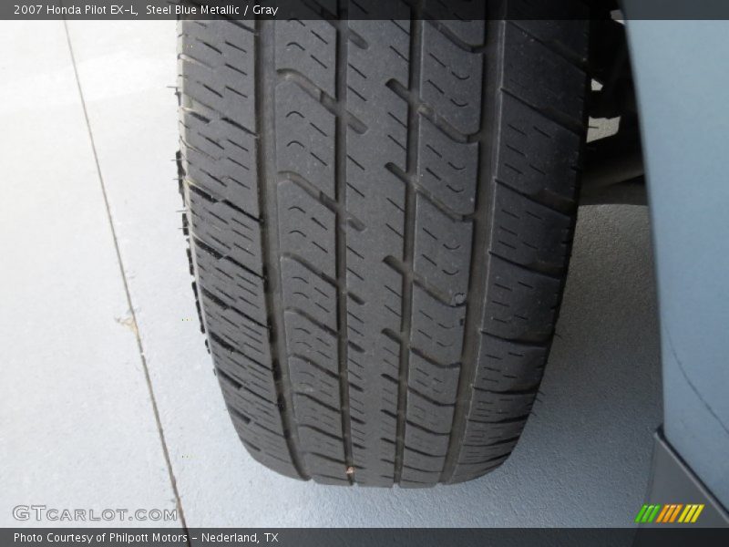 Steel Blue Metallic / Gray 2007 Honda Pilot EX-L
