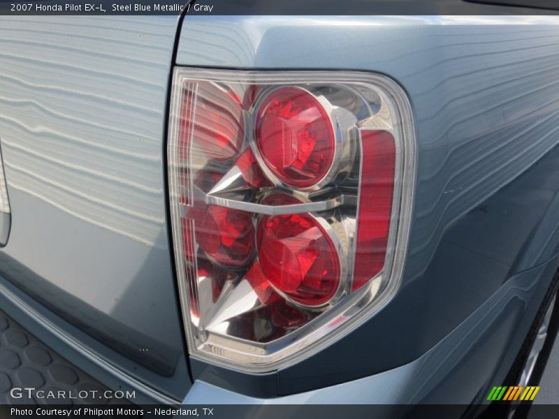 Steel Blue Metallic / Gray 2007 Honda Pilot EX-L