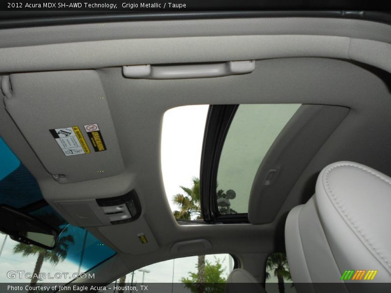 Grigio Metallic / Taupe 2012 Acura MDX SH-AWD Technology