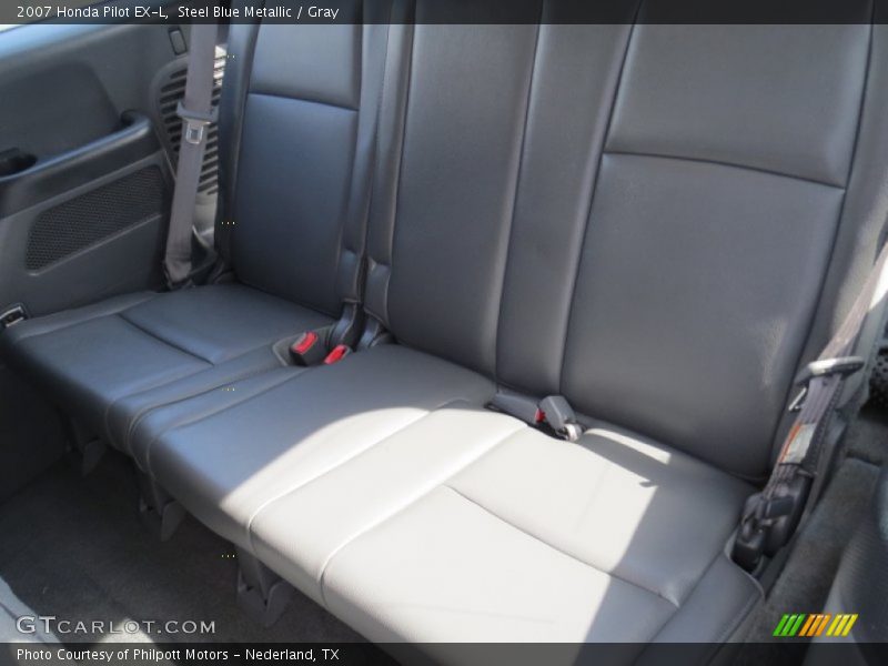 Steel Blue Metallic / Gray 2007 Honda Pilot EX-L