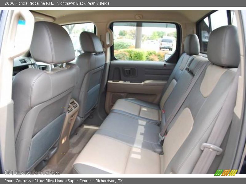 Nighthawk Black Pearl / Beige 2006 Honda Ridgeline RTL