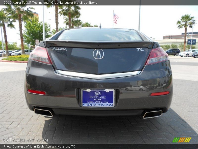 Graphite Luster Metallic / Ebony 2012 Acura TL 3.5 Technology