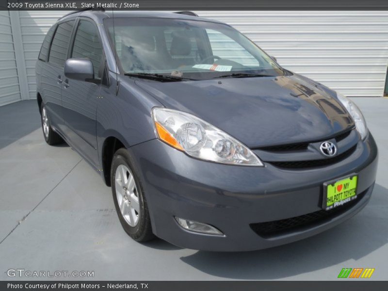 Slate Metallic / Stone 2009 Toyota Sienna XLE