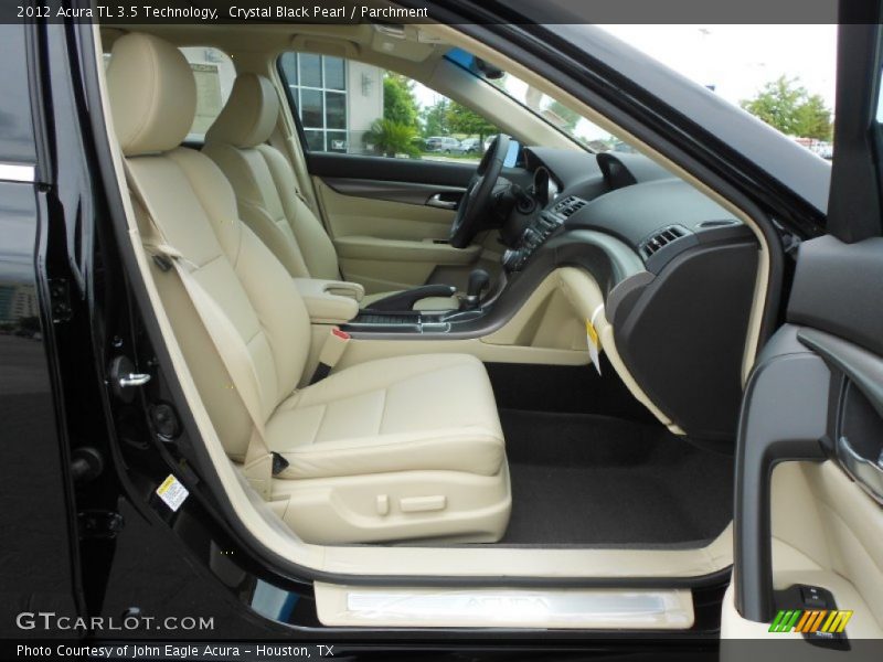 Crystal Black Pearl / Parchment 2012 Acura TL 3.5 Technology