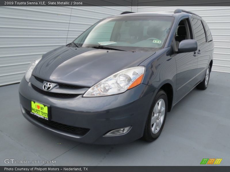 Slate Metallic / Stone 2009 Toyota Sienna XLE