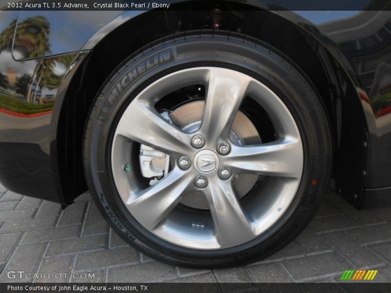 Crystal Black Pearl / Ebony 2012 Acura TL 3.5 Advance