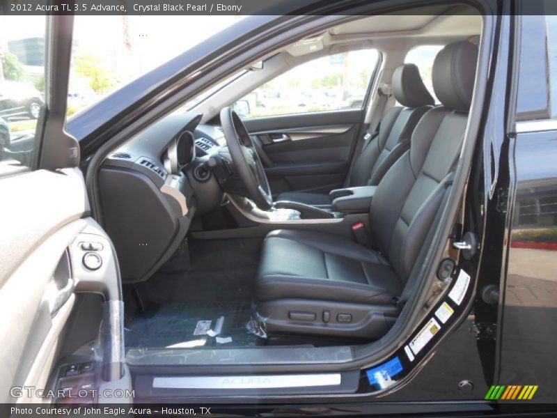 Crystal Black Pearl / Ebony 2012 Acura TL 3.5 Advance