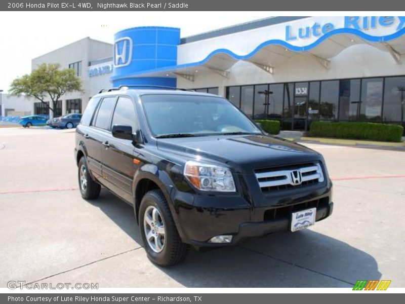 Nighthawk Black Pearl / Saddle 2006 Honda Pilot EX-L 4WD