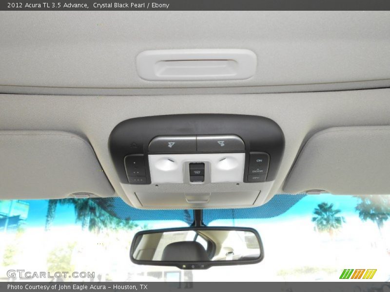 Crystal Black Pearl / Ebony 2012 Acura TL 3.5 Advance