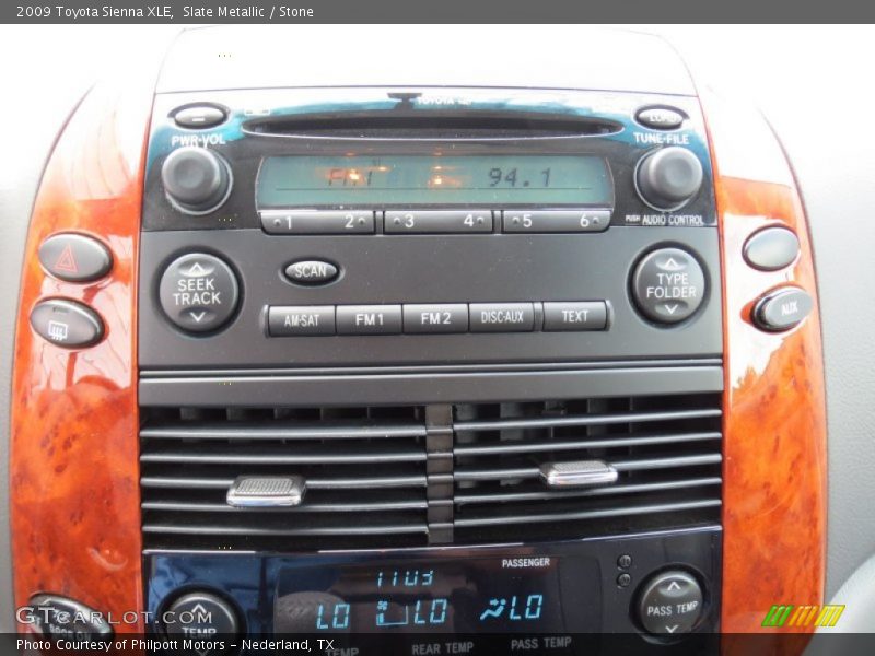 Slate Metallic / Stone 2009 Toyota Sienna XLE